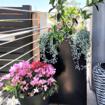 URBANR RETRO GARDEN מיכלי מתכת שהופכים לאדניות מטריפות מיכל אדנית קורטן או ברזל מרובע קובייה גבוה נמוך ריבוע (6)